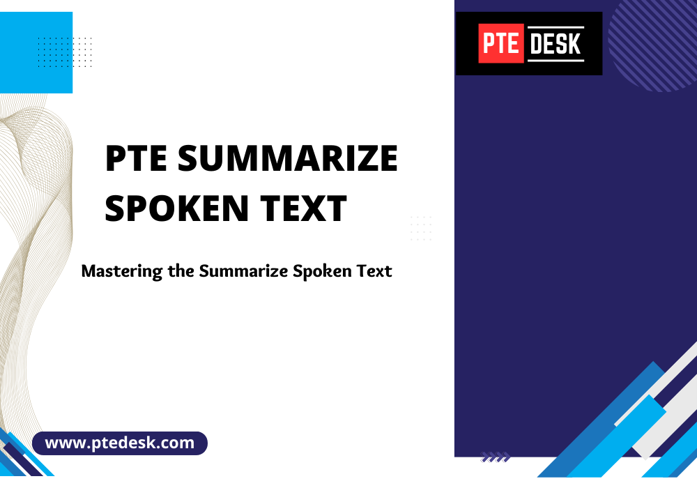 Mastering the Summarize Spoken Text